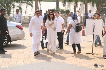 Celebs Condolence To Sridevi At Mumbai